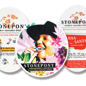 Oval Labels for Stonepony Edibles